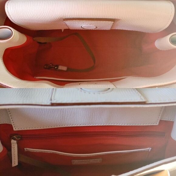 Dooney & Bourke Morgan White Pebbled Shoulder Bag - Picture 3 of 8